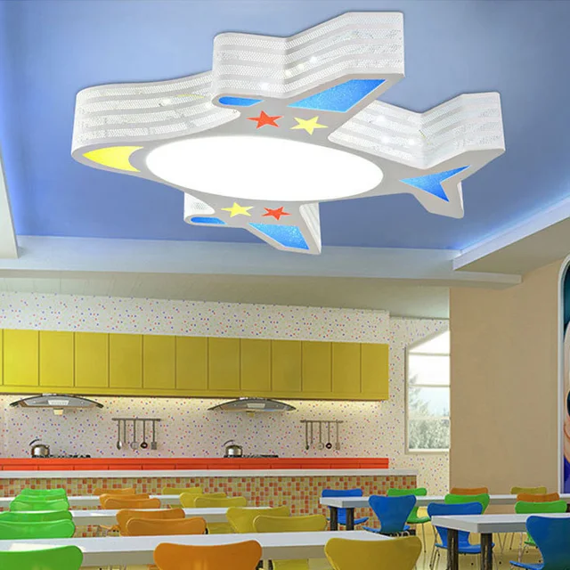 Led Cartoon Aircraft Chandeliers Flush Mount Lamp Kid S Room Ceiling Led Cartoon Aircraft Chandeliers Flush Mount Lamp Kid S Room Ceiling Child Bedroom Lighting Family Decorative Lights