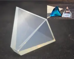 1 шт. 5 см Пирамида Треугольники мода силиконовые формы DIY смолы декоративные Craft ювелирных изделий форм эпоксидной смолы формы