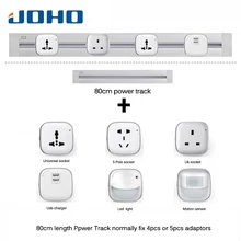 JOHO завод Socketbar 8000 Вт 80 см Tomada Usb настенная розетка Eu настенная вилка 2 usb порта офисные кухонные розетки для гостиной