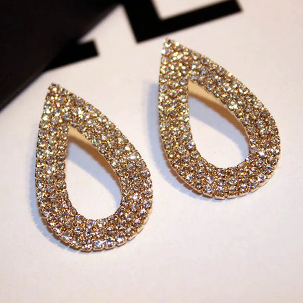 Charmcci Fashion Big Water Drop Design Top Quality Earrings Full