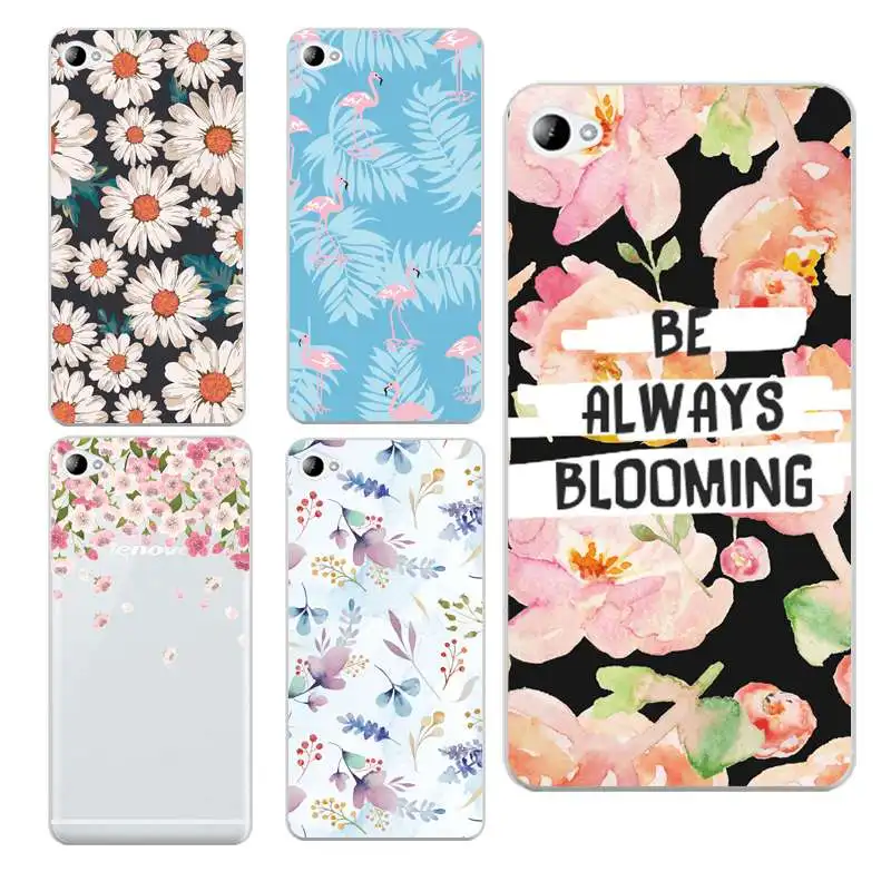Flamingo Soft Clear TPU Phone Case For Lenovo S60 S90 A2010 A1000 A5000 A7000 K4 K5note Fish Flora Blooming Cover Free Shipping | Мобильные