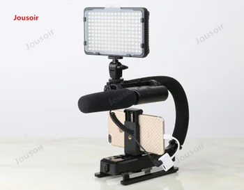 

C-Frame SLR DV lamp connection Bracket Low angle shooting portable rack stabilizer Bracket CD50 T03