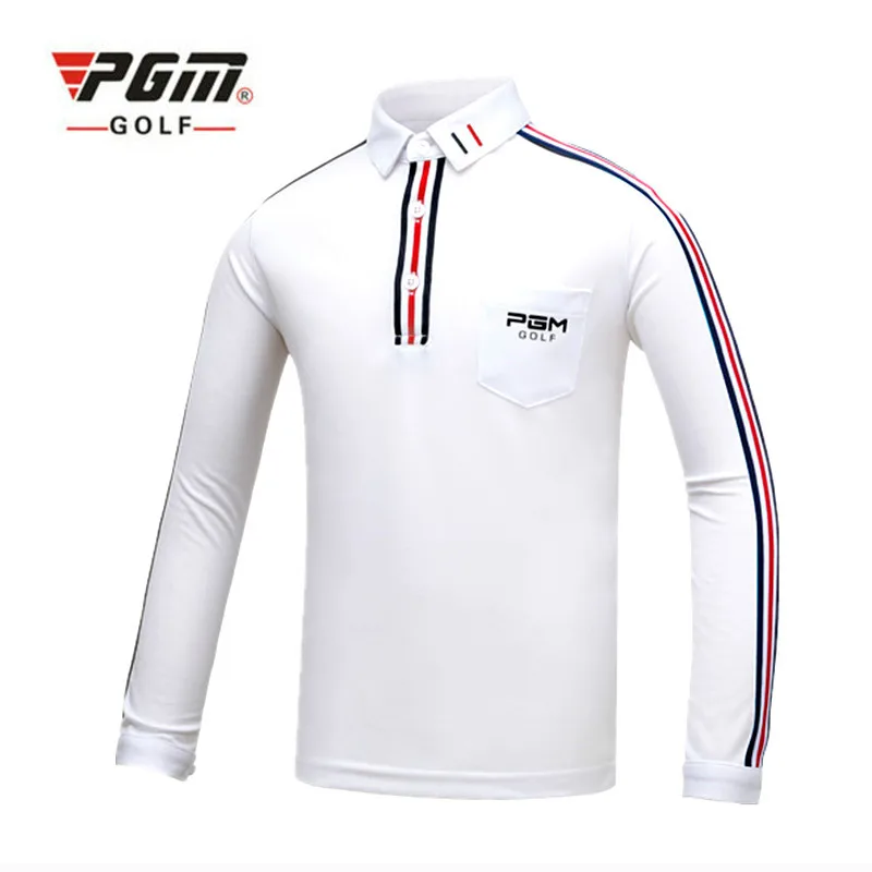 

2018 PGM Golf Wear Children's long sleeved T-shirt Boy's Breathable Moisture Absorption High Elastic Clothing size S-XL