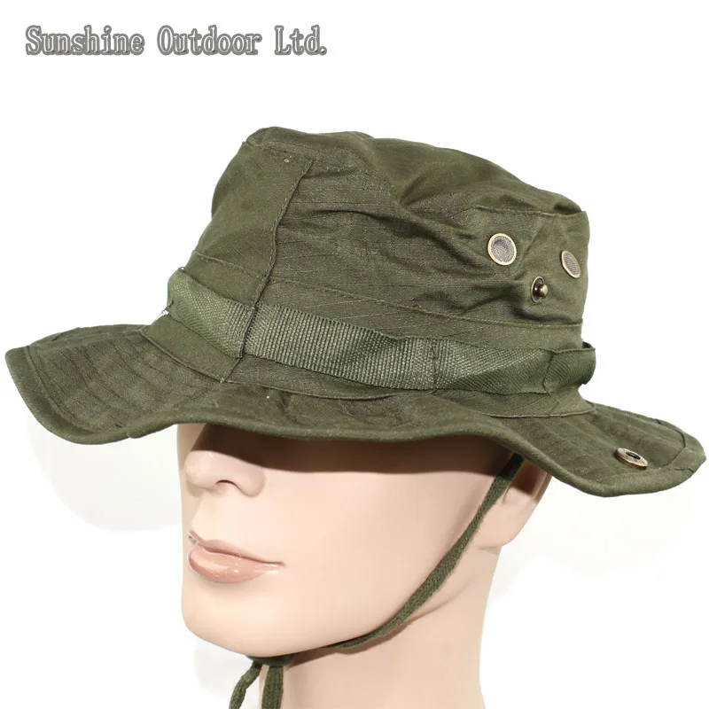 Охотничья или снайперская камуфляжная шляпа, шляпа от солнца, Пешие прогулки - Цвет: OD
