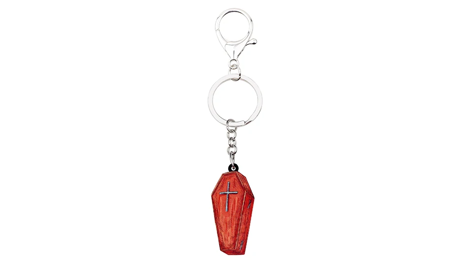 Acrylic Keychain with Beads and Tassel Red lips Keychain Purse Charm