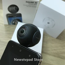 Insta360 AIR Мини-панорамная 360 Камера 360 градусов Cam 3 К HD Широкий двойной угол рыбий глаз VR видео камера для Andriod смартфон