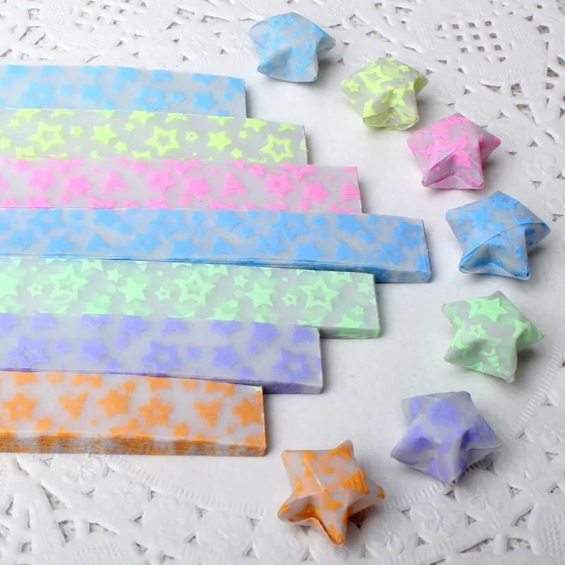 30 Teilelos Lucky Star Das Stern Origami Gefaltet Papier