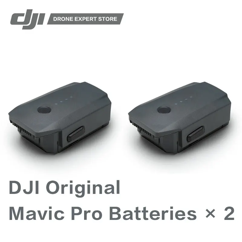 

2pcs Original DJI Mavic Pro Flight Battery 11.4V Intelligent Drone Batteries
