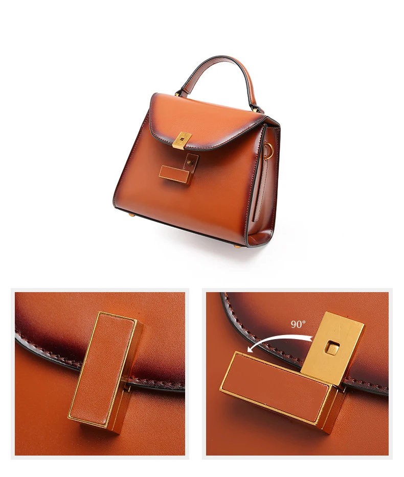 Women genuine leather handbag 15-1