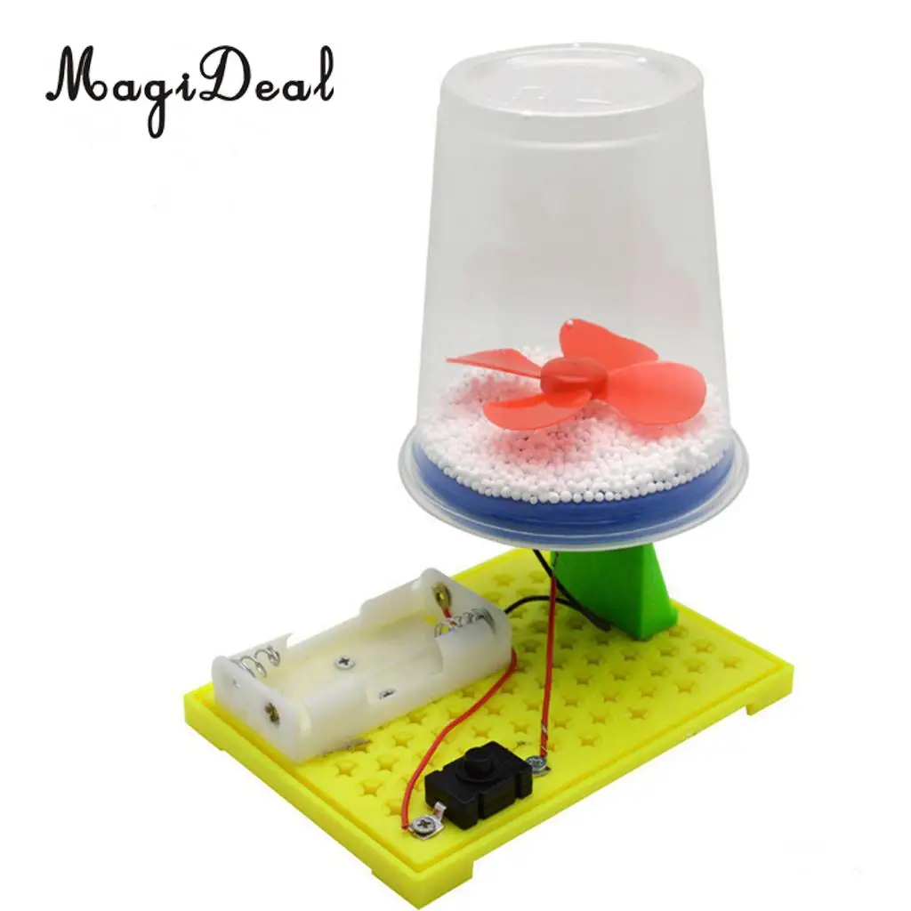 MAgiDeal 1Set Kids DIY Electric Electrostatic Snow Model Kit Physics Science Experimental Educational Toy