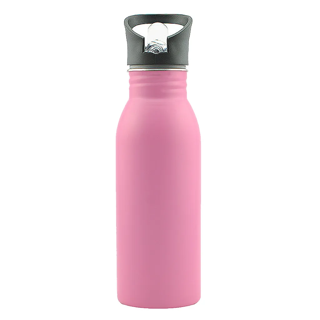 

Kids Water Bottle Portable Stainless Steel For Outdoor Sports Bottle Travel Camping Cold Kettle Colorful Solid Simple Cup