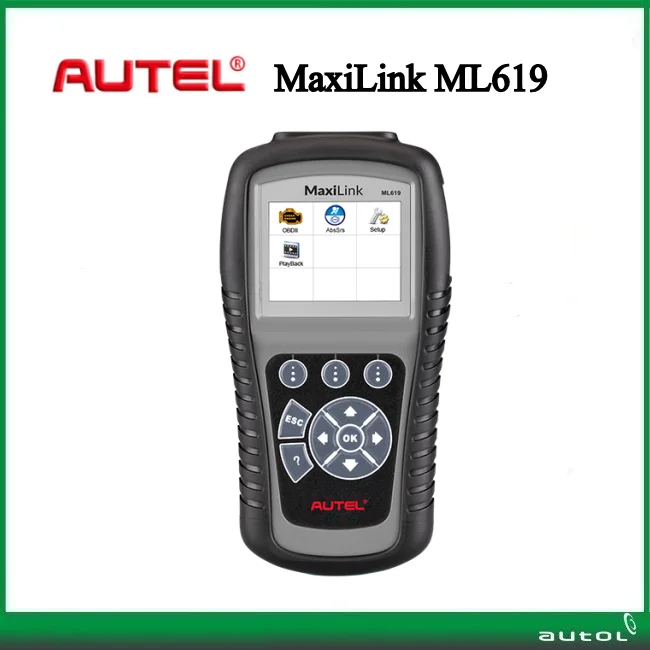 

2017 new obd2 code scanner Autel MaxiLink ML619 OBD2 Diagnostic Scanner Better Than AL619 with best price