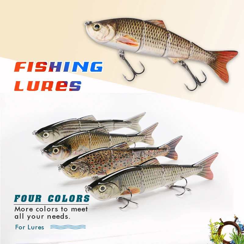 DONQL Fishing Lure 4 Segment Lifelike Fishing Hard Bait 21g 64g 84g Crankbaits Fishing Lures Wobblers Crankbait pesca Jig (2)