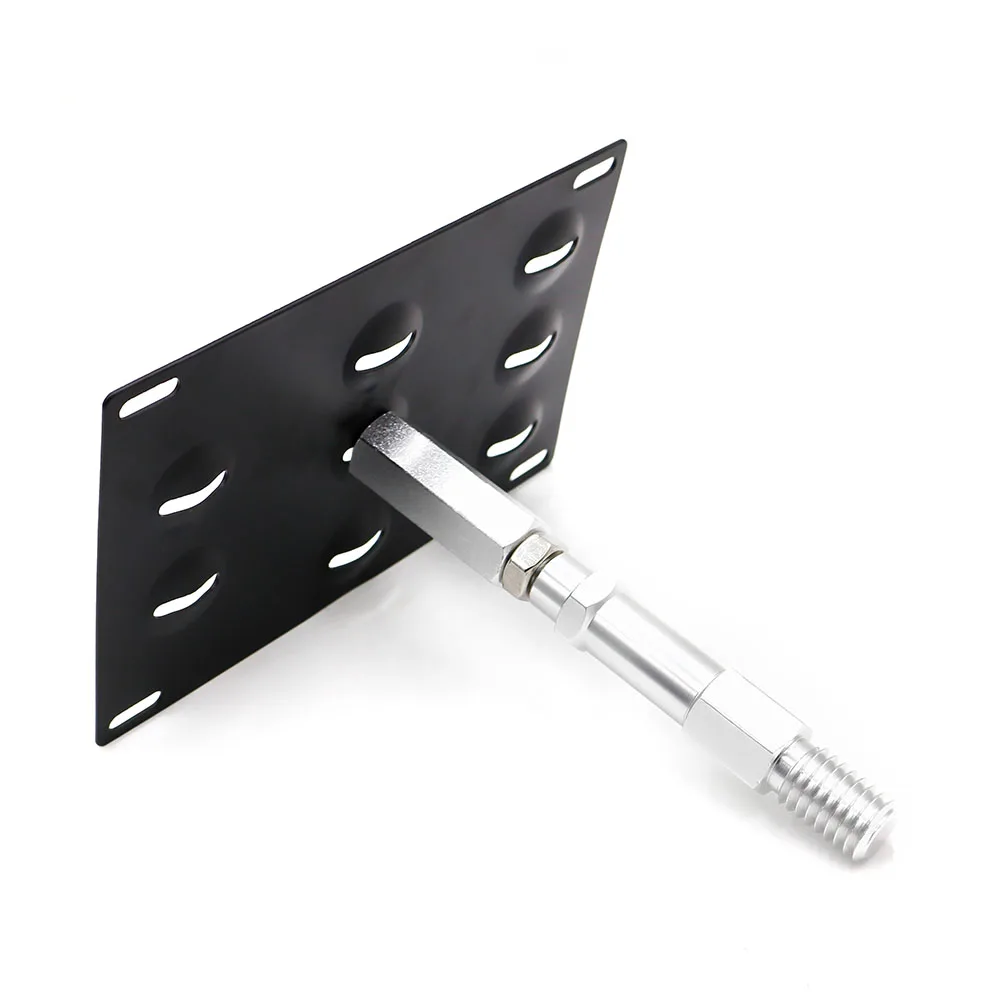 CNSPEED License Plate Frame For Audi A4 S4 A5 S5 A7 S7 08 15 Holder Mount Tow Hook plate frame TT101097|license frame|plate frametow hook license |