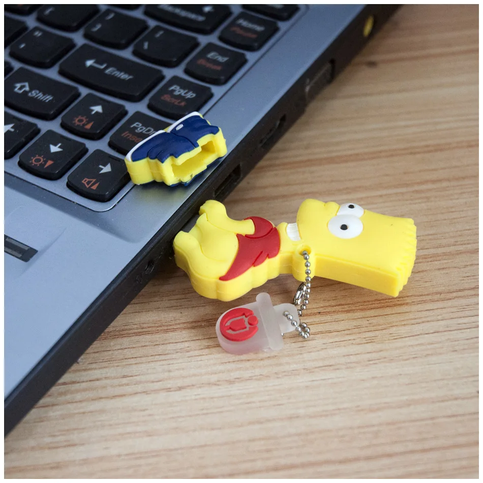 Новое поступление usb флеш-накопитель Homer and Bart, мультяшный USB флеш-накопитель 16 ГБ, usb флеш-накопитель 4 ГБ/8 ГБ/16 ГБ/32 ГБ/64 ГБ, USB подарки