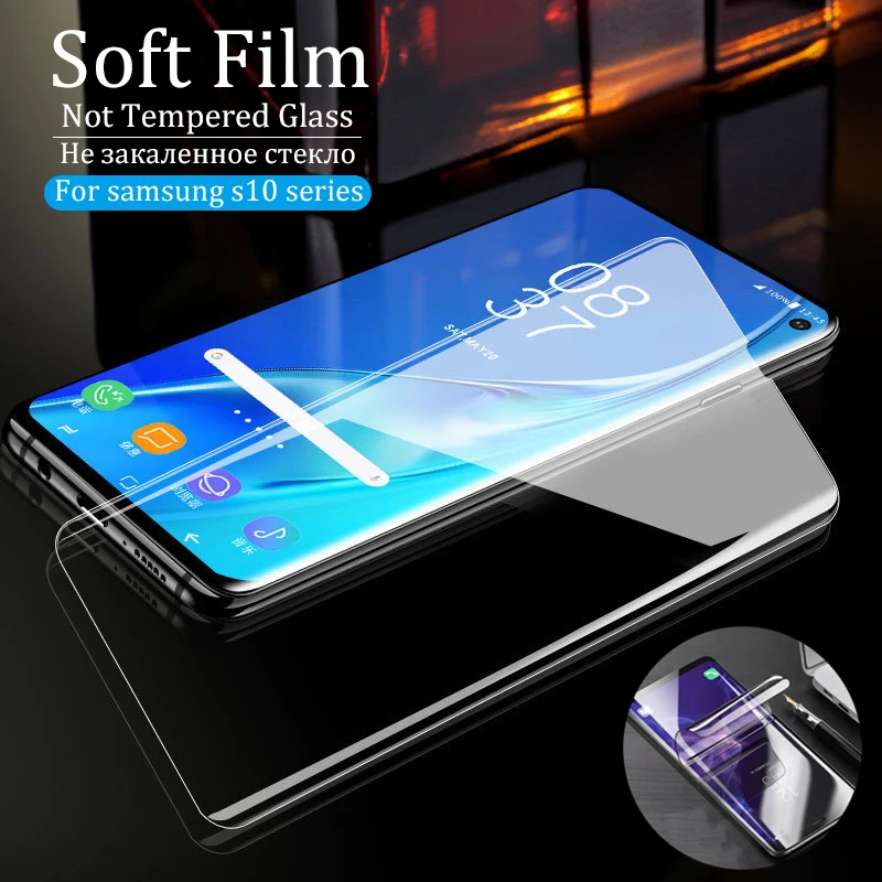 

3D Screen Protector For Samsung S10 Plus Protective Soft Film On The For Galaxy s10 Lite s10E S 10 light s10+ Not Tempered Glass