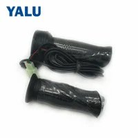 Twist Throttle For Electric Bike Black Throttle 24V-72V Electric Twist Throttle Speed Electric Bicycle Parts with 1.5M cable 2