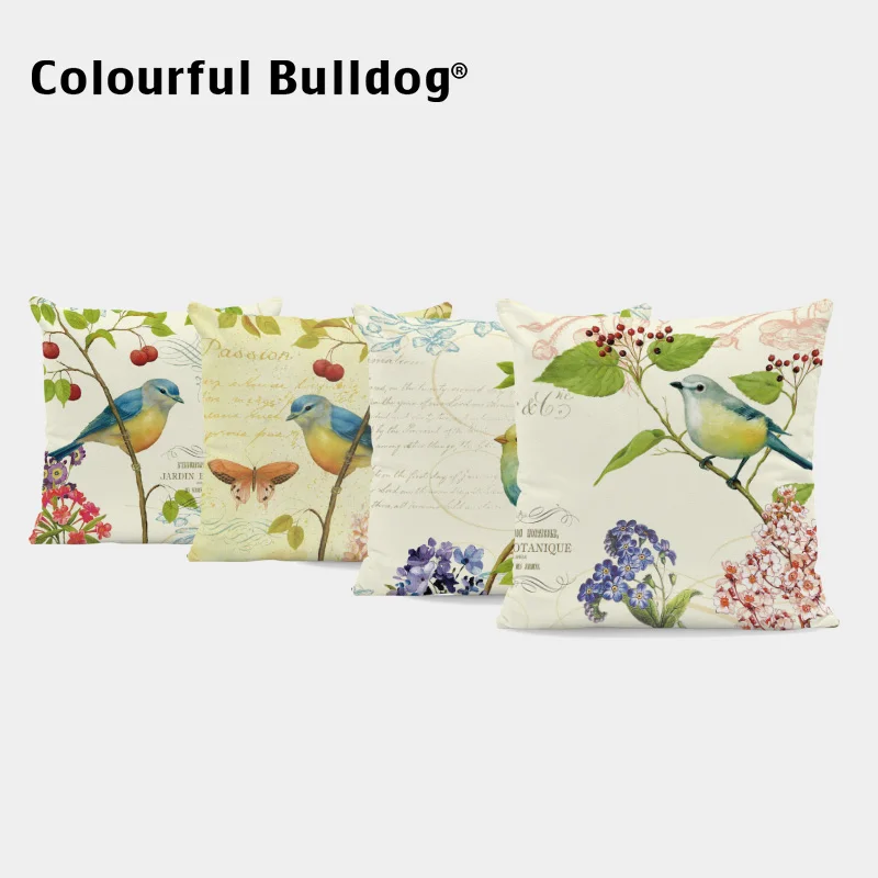 فراشة ملونة وسادة وسادة حالة تغطية لطيف الطيور إلكتروني الأخضر يترك الزهور 43*43 cm مربع مكتب غرفة المعيشة أريكة ديكور فراشة ملونة وسادة وسادة حالة تغطية لطيف الطيور إلكتروني الأخضر يترك الزهور 43*43 cm مربع مكتب غرفة المعيشة أريكة ديكور