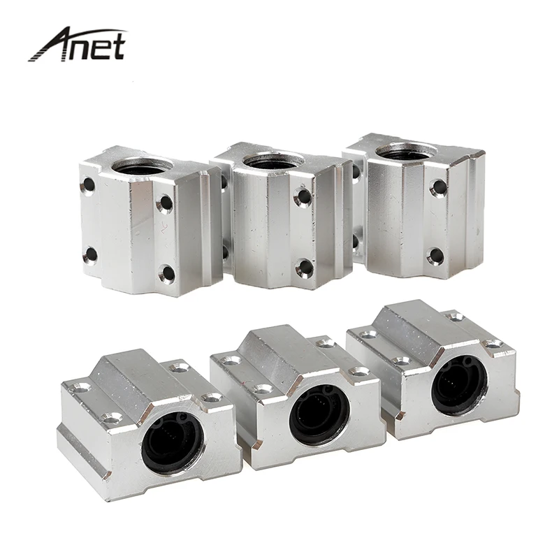 10 Pcs 8 mm SC8UU Router Motion Solide Unit Block Bearing SC Series CNC Block