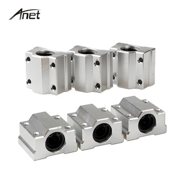 

10 pcs/lot SC8UU SCS8UU 8mm Linear Motion Ball Bearing Slide Block Bushing Linear Shaft 3D Printer Parts for A8 A6 3D Printer