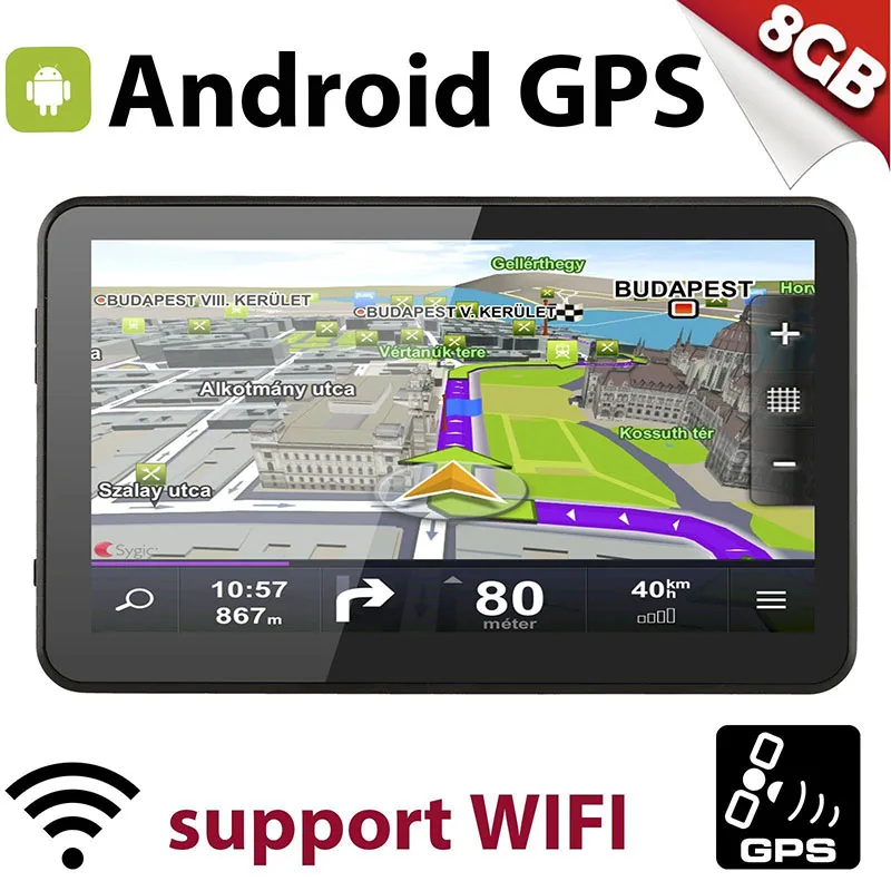 E Inch Android Gb Car Gps Navigation Wifi Fm Satellite Navigator Europe Map Free Lifetime Update E Inch Android Gb Car Gps Navigation Wifi Fm Satellite Navigator Europe Map Free Lifetime Update