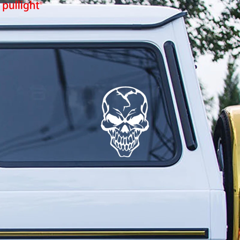 

Skull Cracked Human Head Vinyl Decal Sticker Car Window Wall Car Bumper Laptop