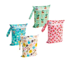 Сумки для пеленок и подгузников(4 шт./компл.) с одной застежкой-молнией за кожей Буд Водонепроницаемый мульти-Функция сумки сухой и влажной обеспечивает простоту переноски сумки моющиеся многоразовые сумки