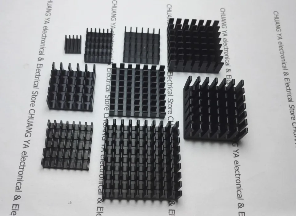 

high quality black Heat sink / cooling fin / radiator / Multi specification