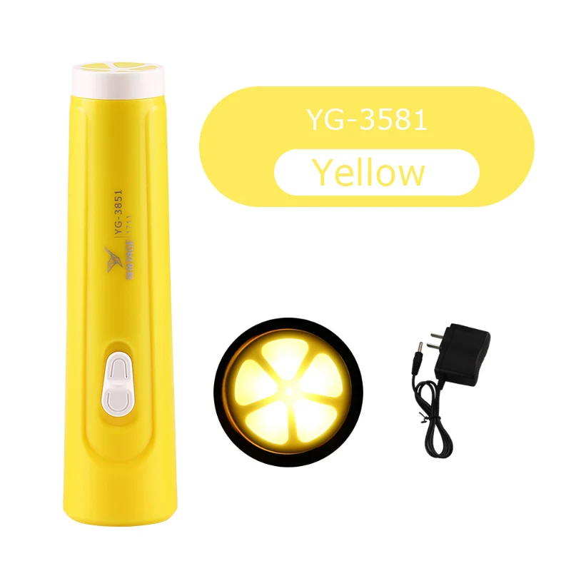 

YAGE 2018 New Small Orange Led Flashlight Night Light Double Lamp 2-Modes Torch Literna Laterna 1200mAh Battery In Lampe Torche