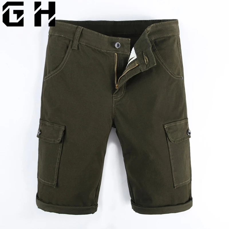 Дропшиппинг тактические шорты для мужчин летние хлопковые на открытом воздухе для походов с рыбой для мужчин s военный армейский Грузовой Шорты с несколькими карманами