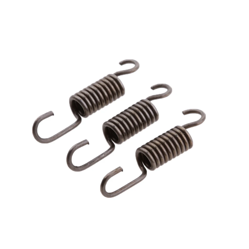 3 Pcs High Quality Metal Brake Clutch Springs for 49cc 2-Stroke 49cc Mini Pocket Bike Length 41mm Clutch Springs