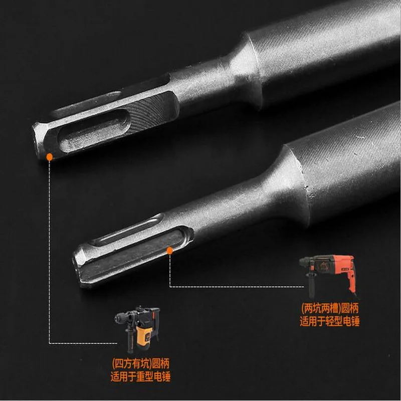 1PC 330-350mm length M22 to SDS PLUS/SDS MAX/Square four hollow/big Hex shank adapter extension rod for hammer wall hole saw