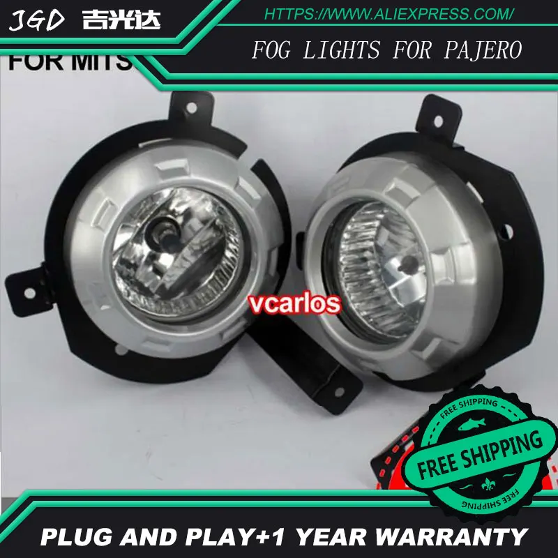 2PCS / Pair Halogen Fog Light For Mitsubishi Pajero 2007-ON High Power Lamp Auto DRL Lighting Headlamp | Автомобили и мотоциклы