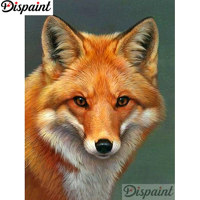 Download Dispaint Full Square Round Drill 5d Diy Diamond Painting Animal Fox Embroidery Cross Stitch 3d Home Decor A12109 Diamond Painting Cross Stitch Aliexpress