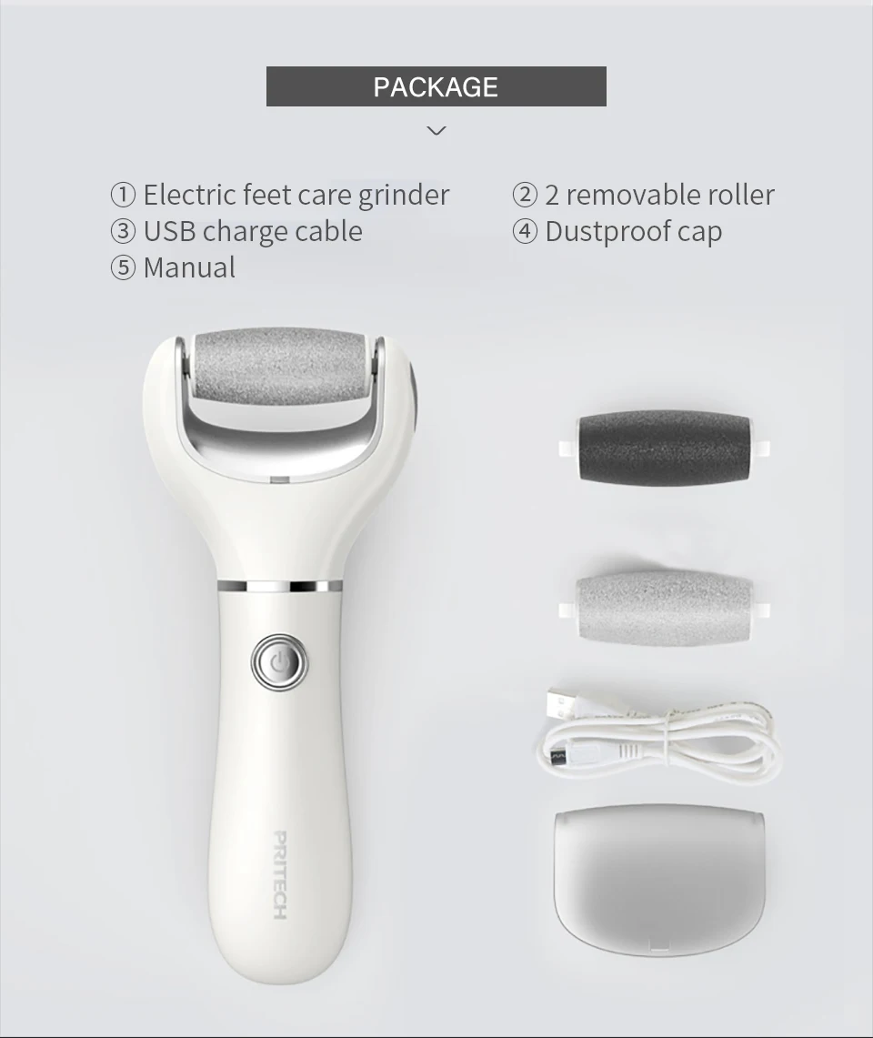 PRITECH Electric Pedicure Machine File For Foot USE Charging Foot Care