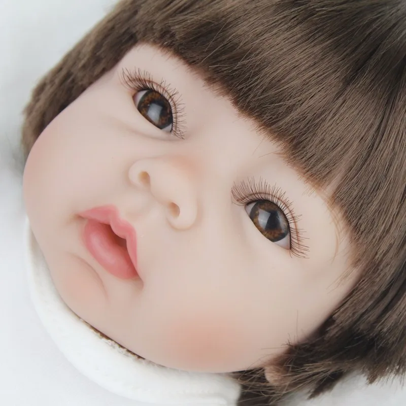NPKDOLL Reborn Baby в куклах 22 дюйма Мягкие силиконовые куклы Reborn Baby для девочек игрушки Жизнь как Рождественский костюм для новорожденных подарки