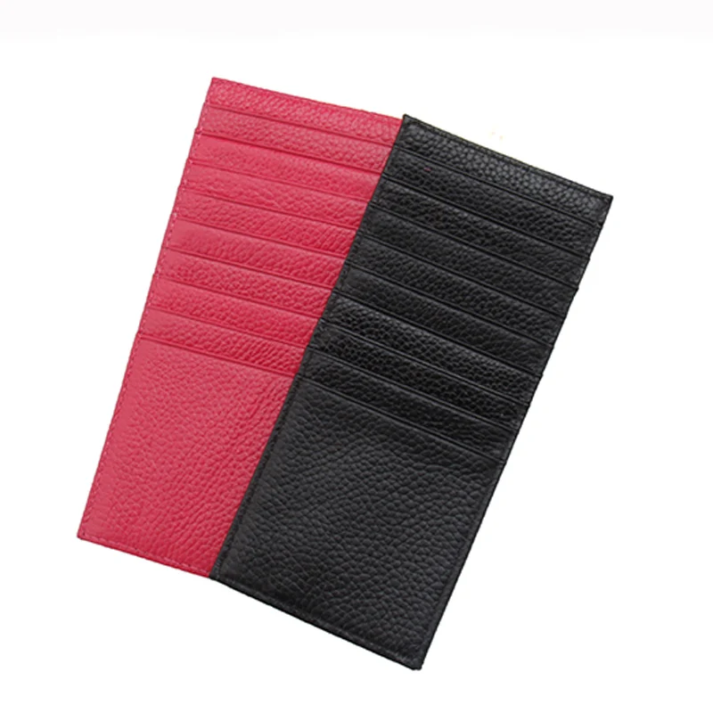 

Cow Leather Credit Card Wallet Multifunction Credit ID Cards Holder Small Wallet Purse Brand Cards Wallets (custom available)