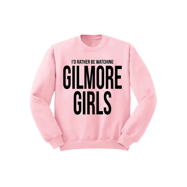 Gilmore S Print Womens Sweatshirts Long Sleeves Solid Color Pink Gilmore S Print Womens Sweatshirts Long Sleeves Solid Color Pink Gray Hoos Causal Personality Femme