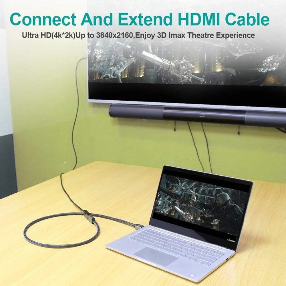 HDMI Удлинительный кабель для мужчин и женщин с Ethernet 4K 3D 1080P ПК Blu Ray PS4 сплиттер