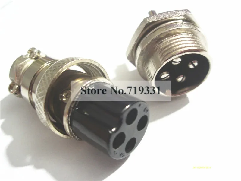 16mm 7-Pin XLR Audio Cable Connector Chassis Mount 
