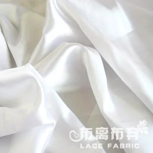 

150cm wide solid color faux silk cloth-lined basic lining fabric