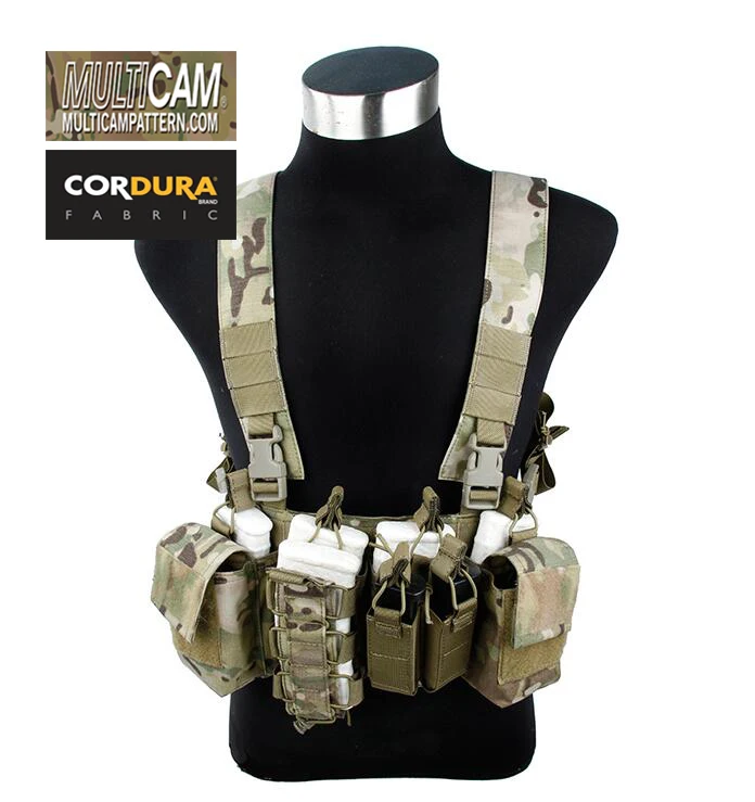 

TMC D-Mittsu D3-CR Chest Rig Genuine Multicam Disruptive Environments Tactical Gear(SKU051232)