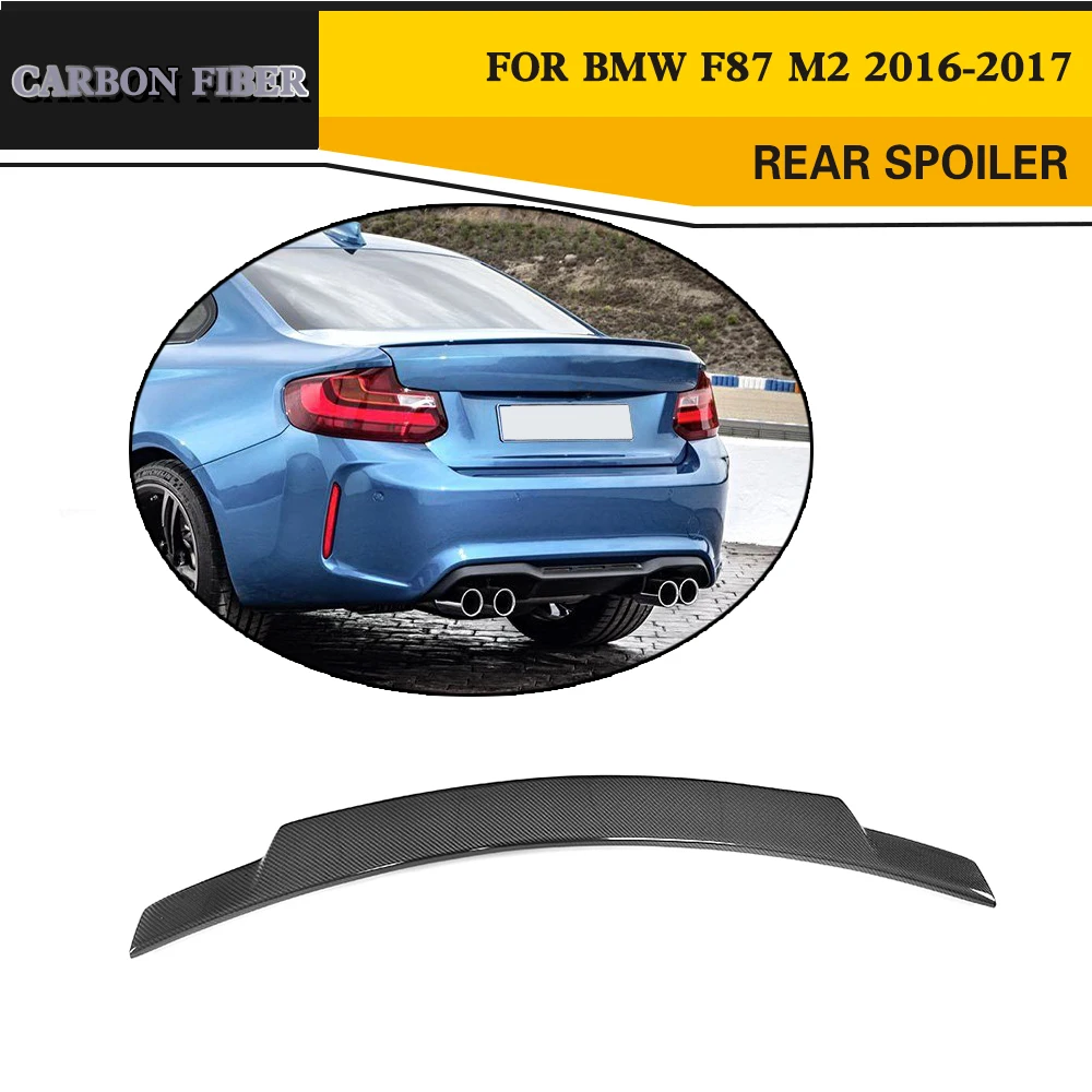 

Carbon Fiber Rear Spoiler Trunk Lip Wing for BMW 2 Series F87 M2 Spoiler & F22 M235i Coupe 2016-2017