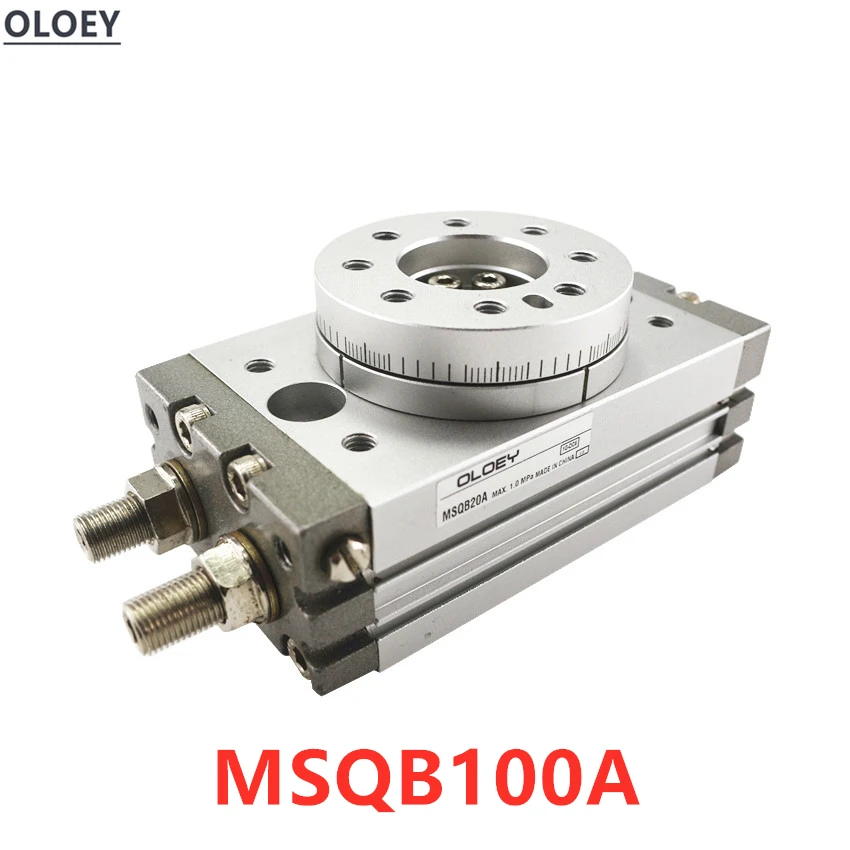 

OLOEY MSQB/HRQ 180 degree Rack-and-pinion swing rotary cycloid Pneumatic cylinder with buffer 100A 100R