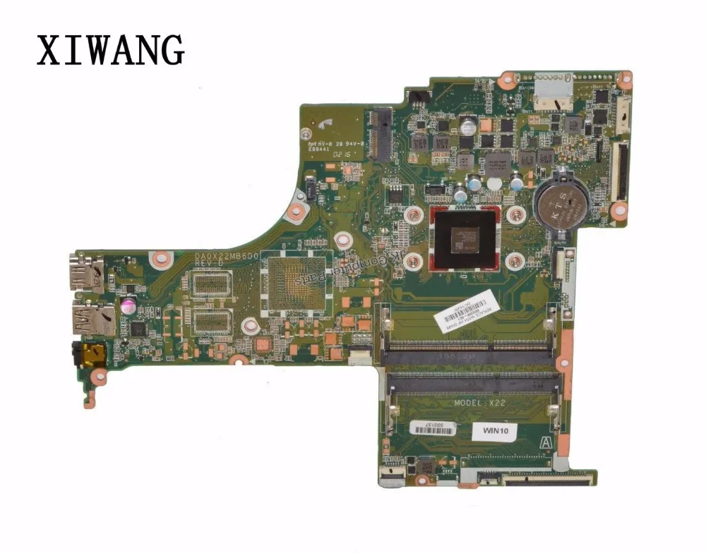 

Free Shipping For HP 17-G Laptop Motherboard 809398-001 809398-601 DA0X22MB6D0 MAIN BOARD with A6-6310 CPU DDR3