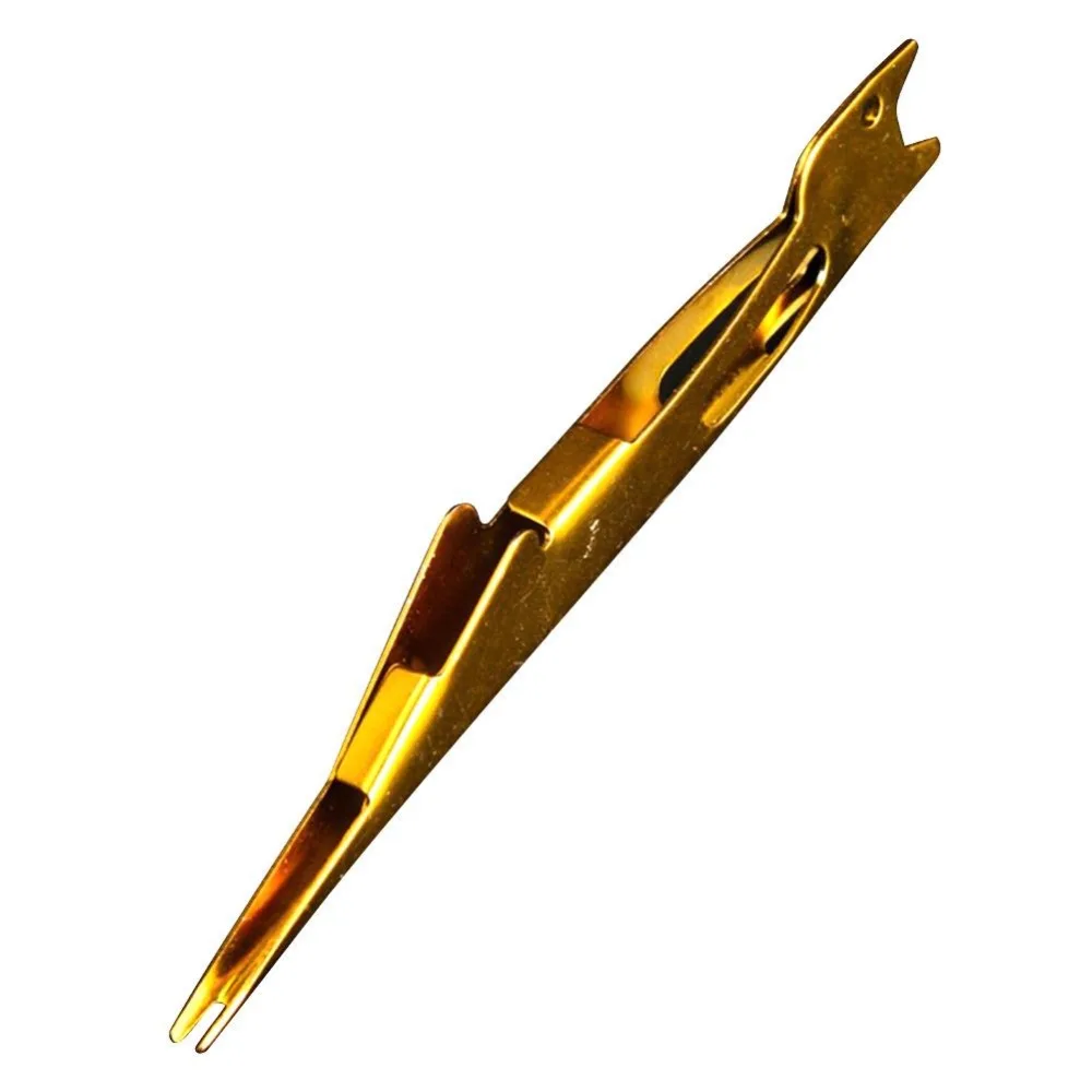 Tie Fast Knot Tying Tool Fly Fishing Line Tyer Gold Tackle Accessories