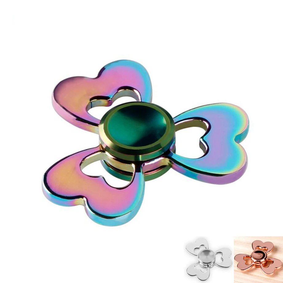 

DOSOMA Hand Fidget Spinner Anti Stress Fidget Metal EDC Hand Spinner Tri-Spinner Fidget Toys for Children Spinner Finger Toys