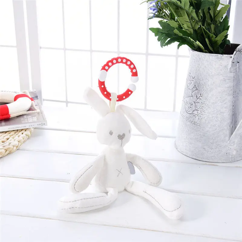 Baby Infant Rattles Hanging Soft Plush Animal Stroller Bell Play Toys Doll Rabbit Bear