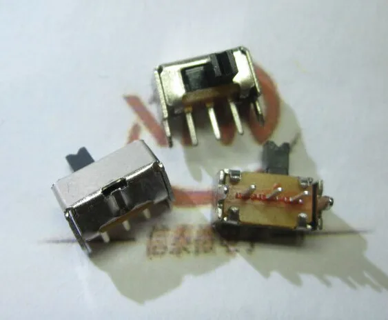 

10 Pieces 3 Pin PCB 2 Position 1P2T SPDT Miniature Slide Switch Side Knob SK12D07VG3