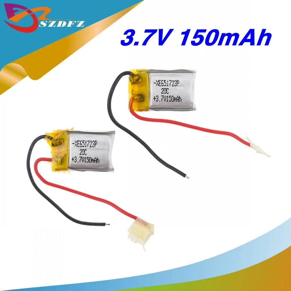 3 шт. syma s107 s107g 7 V 150 mAh литий полимерный Батарея для Регистра 851723 Skytech m3 M3 запасная